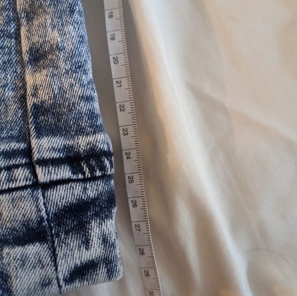 Distressed Denim Vest - Picture 7 of 9